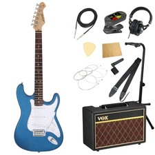 E-Gitarre Einsteigerset Legend LST-Z MBL mit VOX Lifier 11-teiliges Set