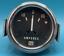Vintage Stewart Warner Sw 10-0-10 Amp Ammeter Gauge Hot Rod Rat Rod Vintage Stewart Warner Sw 10-0-10 Amp Ammeter Gauge Hot Rod Rat Rod