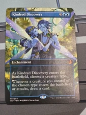 MTG - Kindred Discovery Anime Borderless - Wilds of Eldraine