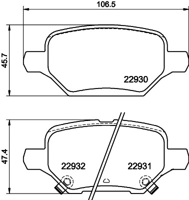 Juego Completo De Discos Y Pastillas De Freno Traseras Para Opel Mokka, Mokka X Y Chevrolet Trax – Referencia 268