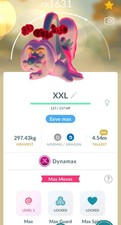 Pokemon XXL Non Shiny Dynamax Drampa Go