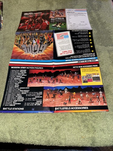 1985 GI-Joe Brochure/ Toy Catalog Booklet Hasbro ARAH Vintage Original - Picture 11 of 11