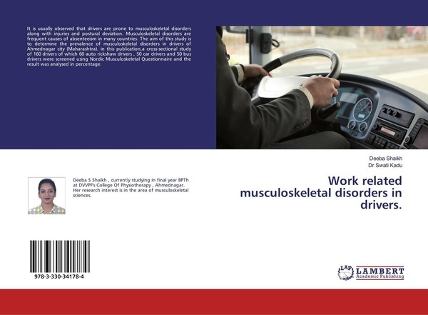 Work Related Musculoskeletal Disorders In Drivers. Deeba Shaikh-image