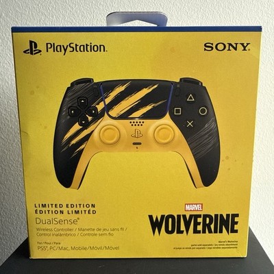 Sony PS5 DualSense Marvel's Wolverine Battle Yellow Limited Edition