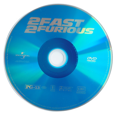 2 Fast 2 Furious DVD 2003 Paul Walker Tyrese Gibson Street Racing Disc Only