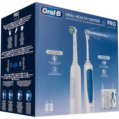 Oral-B Oral-B Center OxyJet Reinigungssystem - Munddusche + Oral-B Pro 1