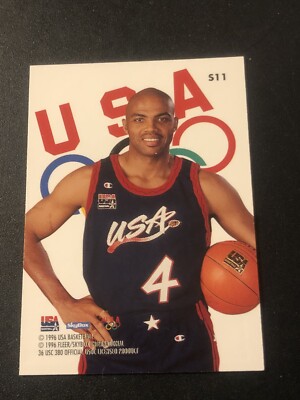 1996 Skybox USA Basketball Silver Sparkle Charles Barkley #S11 HOF