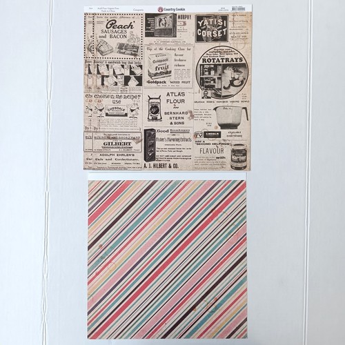 Lot of 30 Ruby Rock-It Country Cookin Double-Sided 12x12 Loose Cardstock 80# - Picture 10 of 22