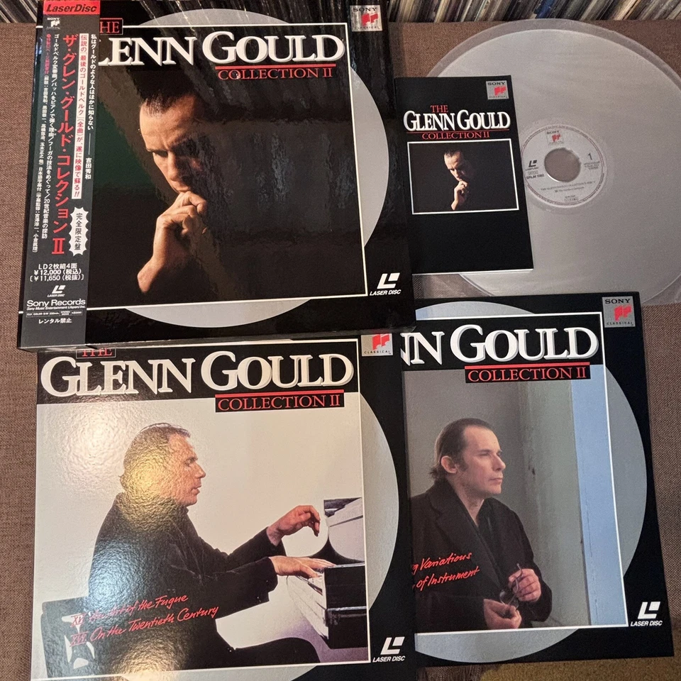 Glenn Gould Collection II JAPAN Laser Disc LD SRLM 1082~3 w/ OBI + BOOKLET Box - Image 3 of 4