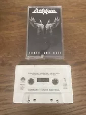 Dokken Tooth & Nail cassette tape 1984 Elektra 60376-4 HEAVY METAL