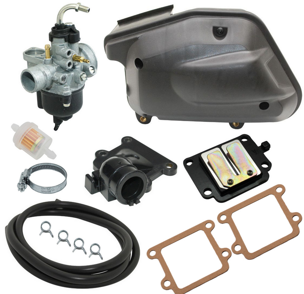 Carburateur origine avec boite à air et pipe pour scooter MBK Slider 2004