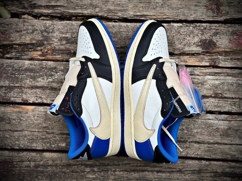 AJ1 Retro Low Travis Scott Fragment Unisex Sneakers DM7866-140 - Picture 5 of 9