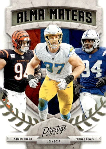 2024 Panini Prestige Joey Bosa Sam Hubbard Tyquan Lewis #6