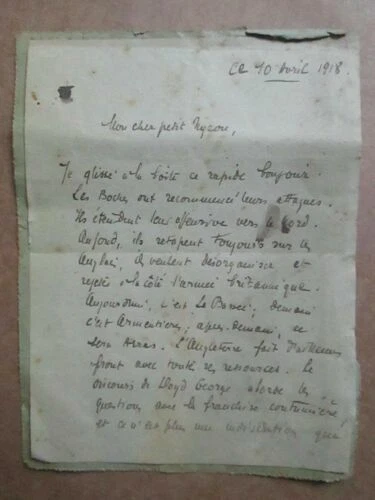 Autres vieux papiers de collection première guerre mondiale