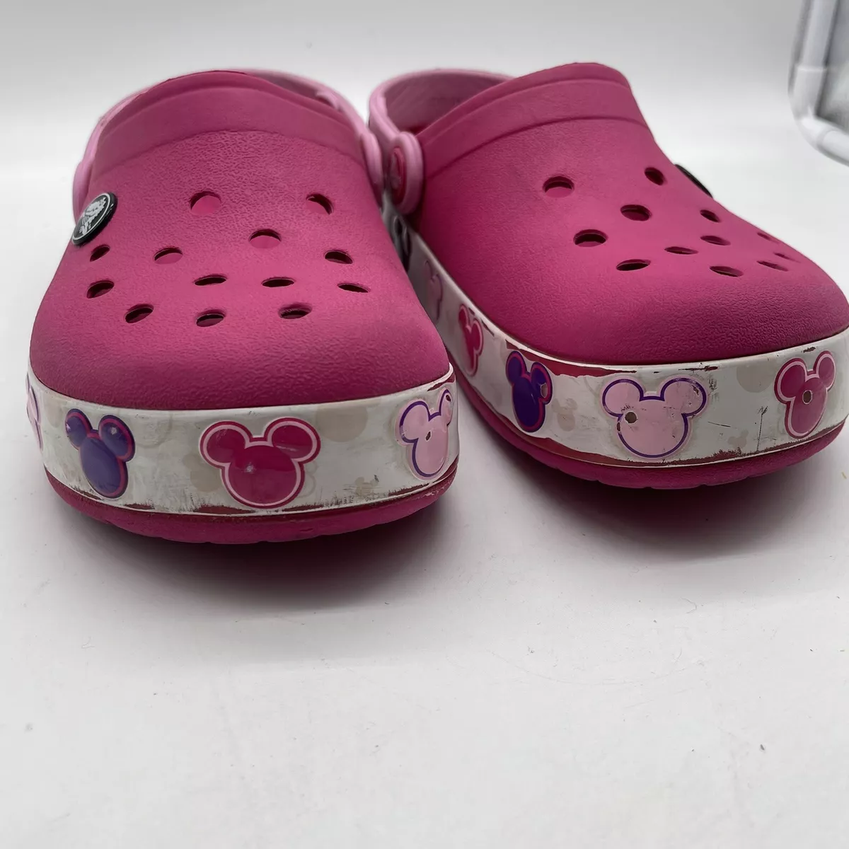 Pink minnie hotsell mouse crocs
