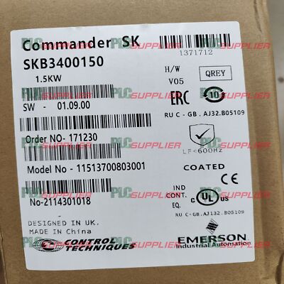 New Emerson Control Techniques AC Drive SKB3400150 1-Year Warranty !
