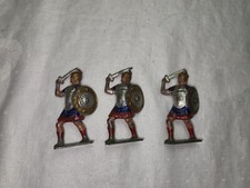 Vintage JOHILLCO Roman Centurians Painted Toy Soldiers Figures Lot of 3