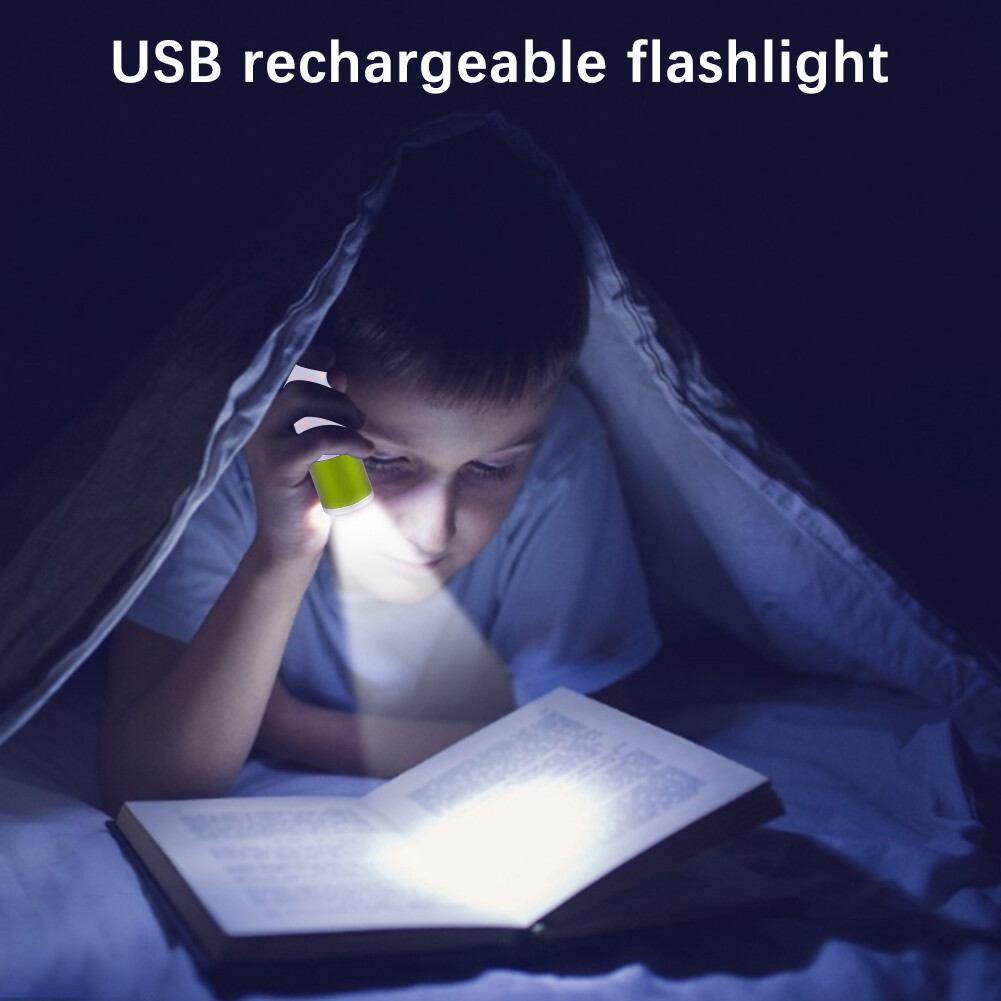 Lampe Torche LED + Power Bank 10M – Recharge USB, Lampe De Poche Et Lanterne Blanche