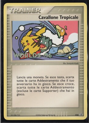 激レア トロピカルタイダルウェーブ　WCS ワールドチャンピオン イタリア語 Pokemon ITALIAN Tropical Tidal Wave (Cavallone Tropicale) 036