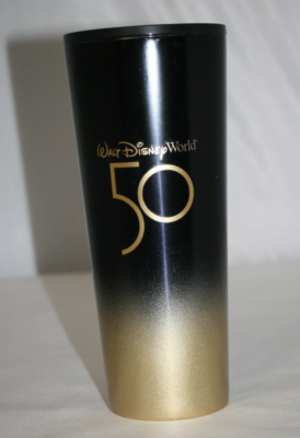 Walt Disney World x Starbucks Black Gold Steel 50th Anniversary