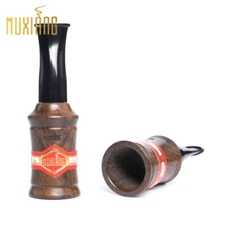 MUXIANG Ebony Wooden Cigar Tips Holder Cigar Mouthpiece Gauge 48-52 Gift Box