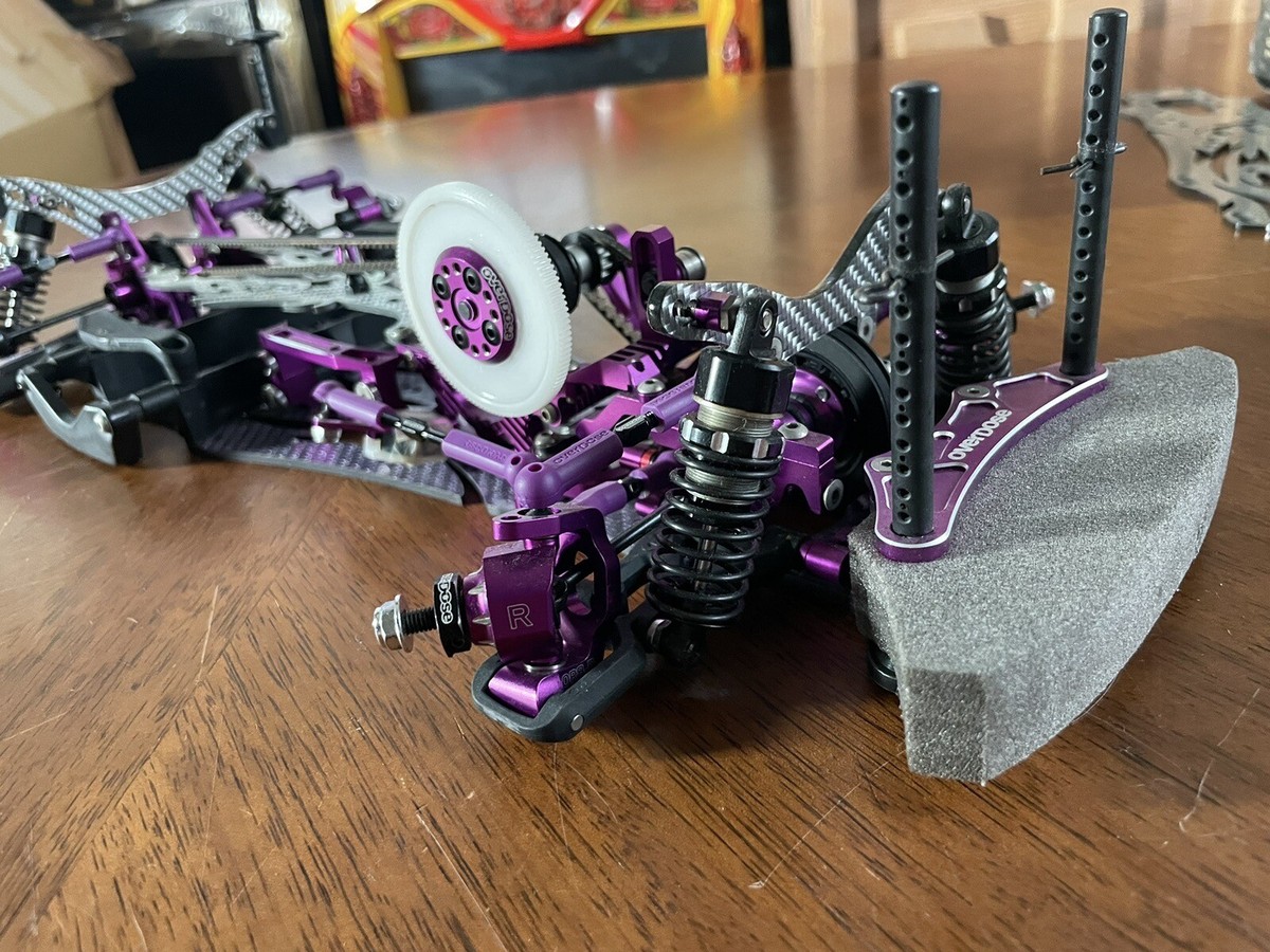 Very Cool RC Drift OD and HPI Overdose Purple Double chassis In