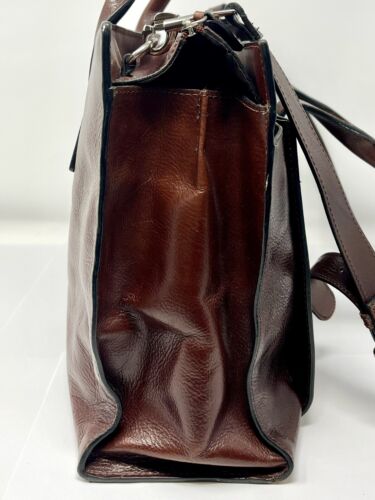 Wilson's Brown Pebbled Leather Unisex Portfolio/Attache - Picture 4 of 10