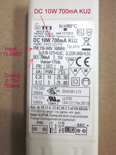 W10716819, W10894801, W10895844, DC10W700mAKU2 Transformer - Picture 2 of 6