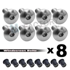 Titanium Windscreen Bolts Screws Kit 8 pcs For Honda CBR250RR (MC22) 93-98