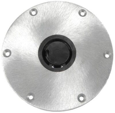 Springfield Marine 1300750-1 9'''' Round Aluminum Base - for Plug-in Posts
