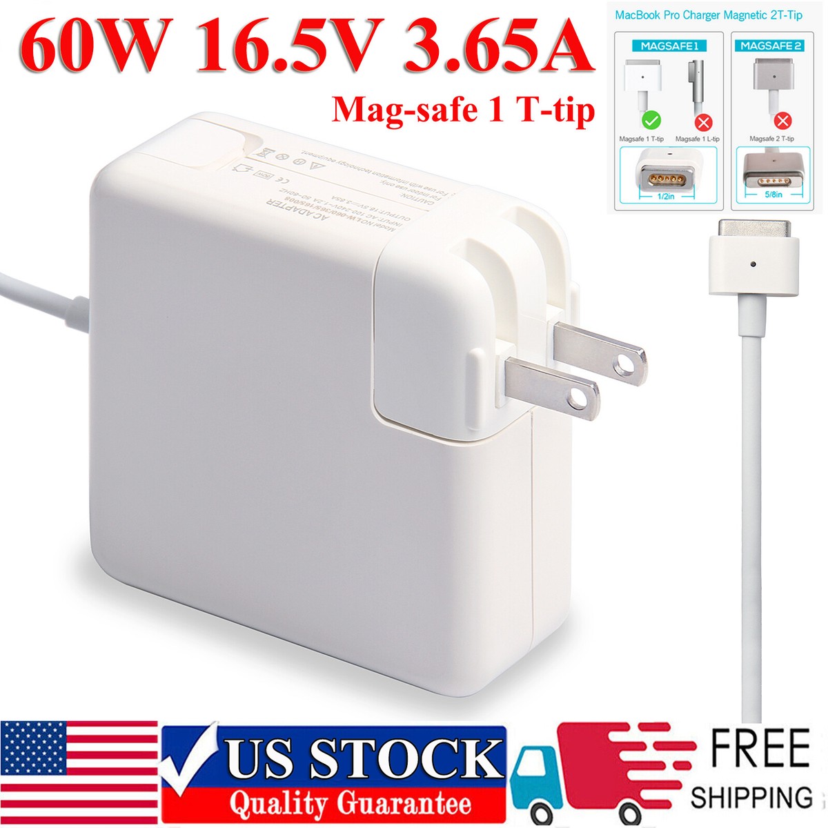 60W Power Adapter Supply Charger For Apple Macbook pro 13