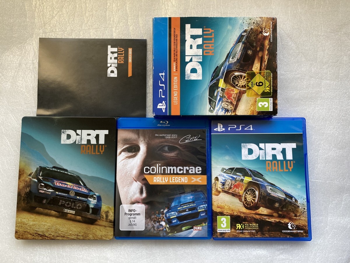Dirt Rally Legend Edition PS4/PS5 with Steelbook Case Dirt Rally