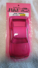 BODIES BY JAKE IROC DODGE PAINTED LEXAN BODY 4 INCH PINK .010