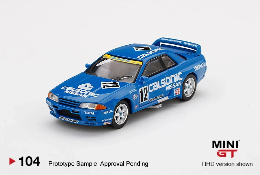 MINI GT 104 Nissan Skyline GT-R R32 Gr. A #12 Calsonic 1993 MINI GT 104 Nissan Skyline GT-R R32 Gr. A #12 Calsonic 1993