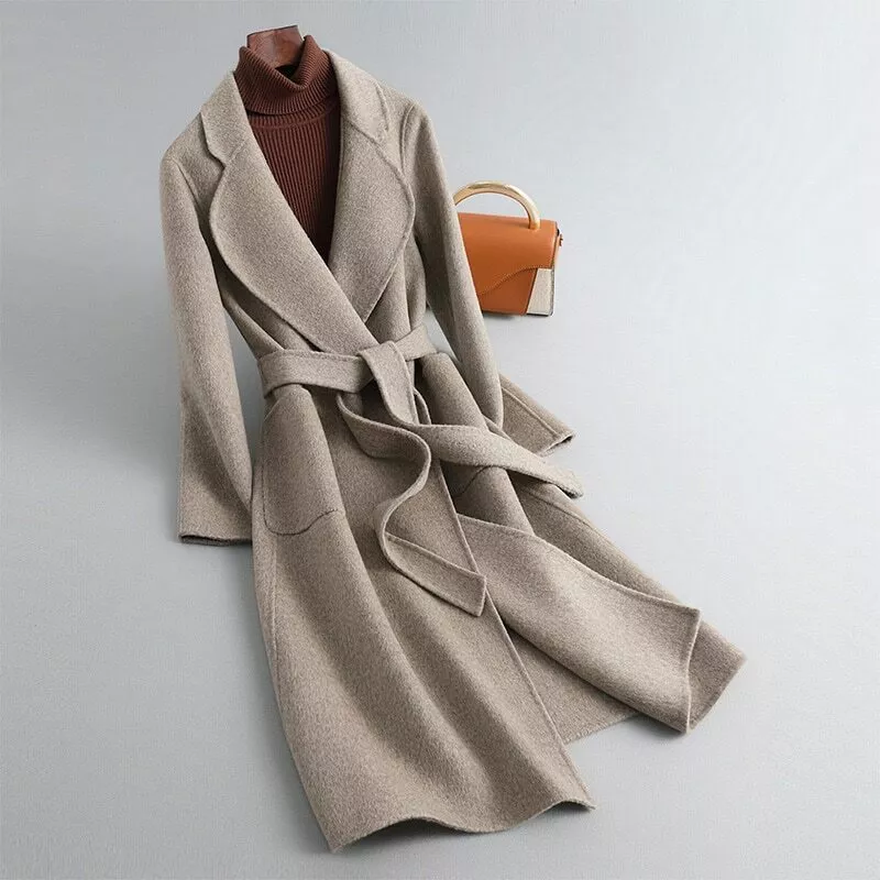 Cashmere coat cheap ladies