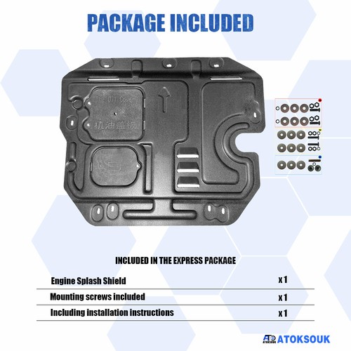 Placa de deslizamiento delantera para Honda HR-V 2016-2022 cubierta protectora de motor resistente a impactos - Imagen 13 de 16