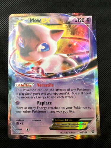Mew EX 46/124 Pokémon TCG Dragons Exalted Holo Rare - Picture 1 of 2