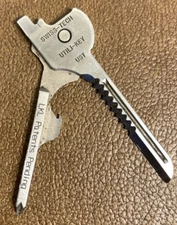 SWISS TECH LKL "PATENT PENDING" UTILI KEYCHAIN UST 6 in 1 MULTI-TOOL RARE! EARLY