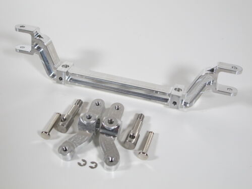 Aluminum 1cm Front Axle Upright Knuckle Arm Tamiya 1/14 King Knight Hauler Grand - Photo 1 sur 5