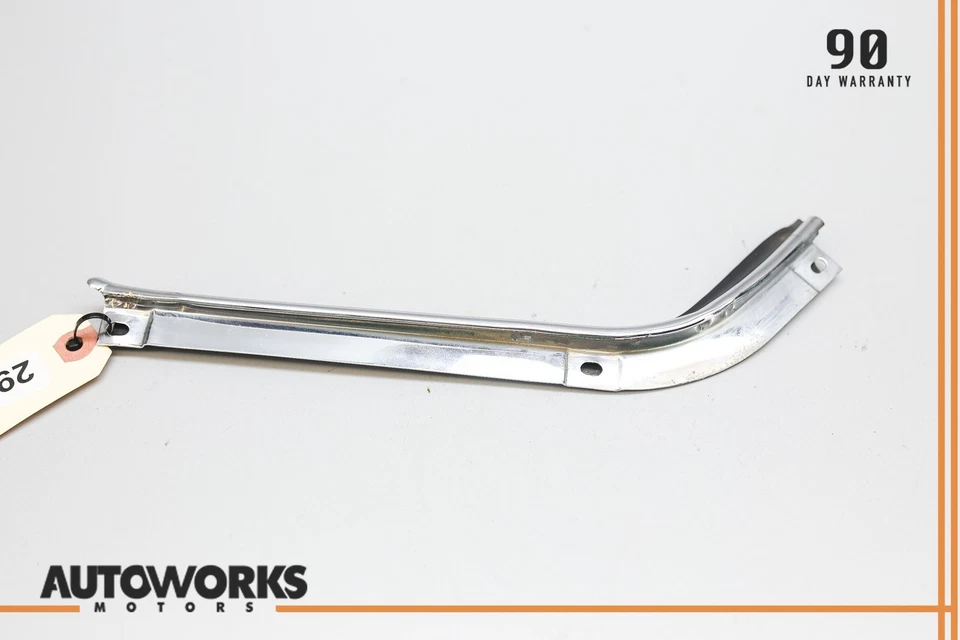 92-96 Jaguar XJS 3 Series tampa de moldura de para-choque dianteiro esquerdo acabamento cromado fabricante de equipamento original - Imagem 4 de 4