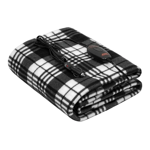 Sojoy Heated Car Blanket 12V Electric Warm Throw With 3 Heating Levels Auto Off