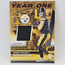 Kenny Pickett  2022 Rookies & Stars Football Relic Patch Mem Year One SP Red-157