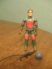 Vintage GI Joe Flash  v1  1982 Helmet & Gun Action Figure Hasbro NEW O RING