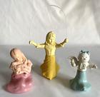 New ListingSet of 3 Vintage Avon Bottles-Girl Jumping Rope, Pretty Kitty, Girl Holding Cat