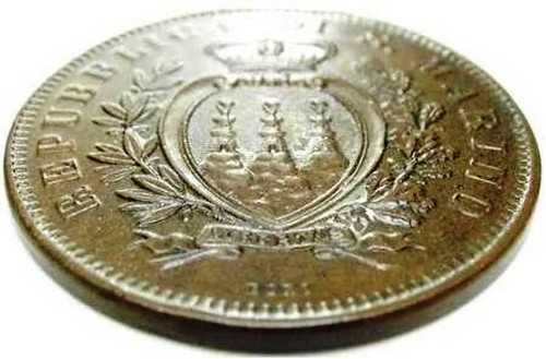 SAN MARINO-Repubblica,10 Centesimi-1875 - Picture 5 of 8