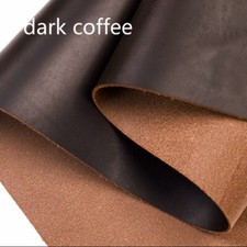 1/2mm Thick DIY Genuine Crazy Horse Cowhide Leather Fabric Craft Material Sewing