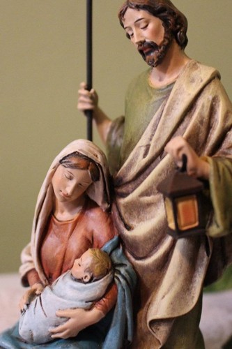 Heilige Familie Resin Statue 6 in Figur Indoor Outdoor Qualität Jesus Maria Josef - Bild 3 von 6