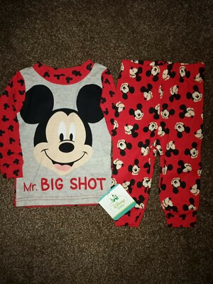 Disney Baby Mickey Mouse Pajamas 2pc Set* Size 9M* New