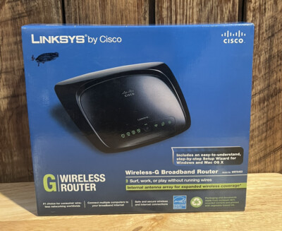 LINKSYS By Cisco Wireless G Broadband Router Model WRT54G2 Wi-Fi Brand New