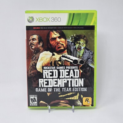 Red Dead Redemption Game of the Year Edition (Xbox 360) CIB COMPLETE with MAP
